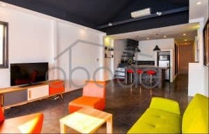 2-bedroom apartment with large balcony for rent BKK 2 central Phnom Penh
