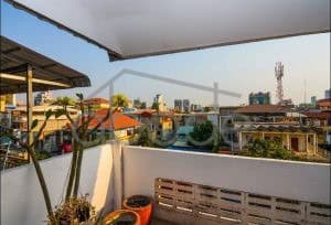 2-bedroom apartment with large balcony for rent BKK 2 central Phnom Penh