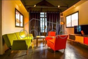 2-bedroom apartment with large balcony for rent BKK 2 central Phnom Penh