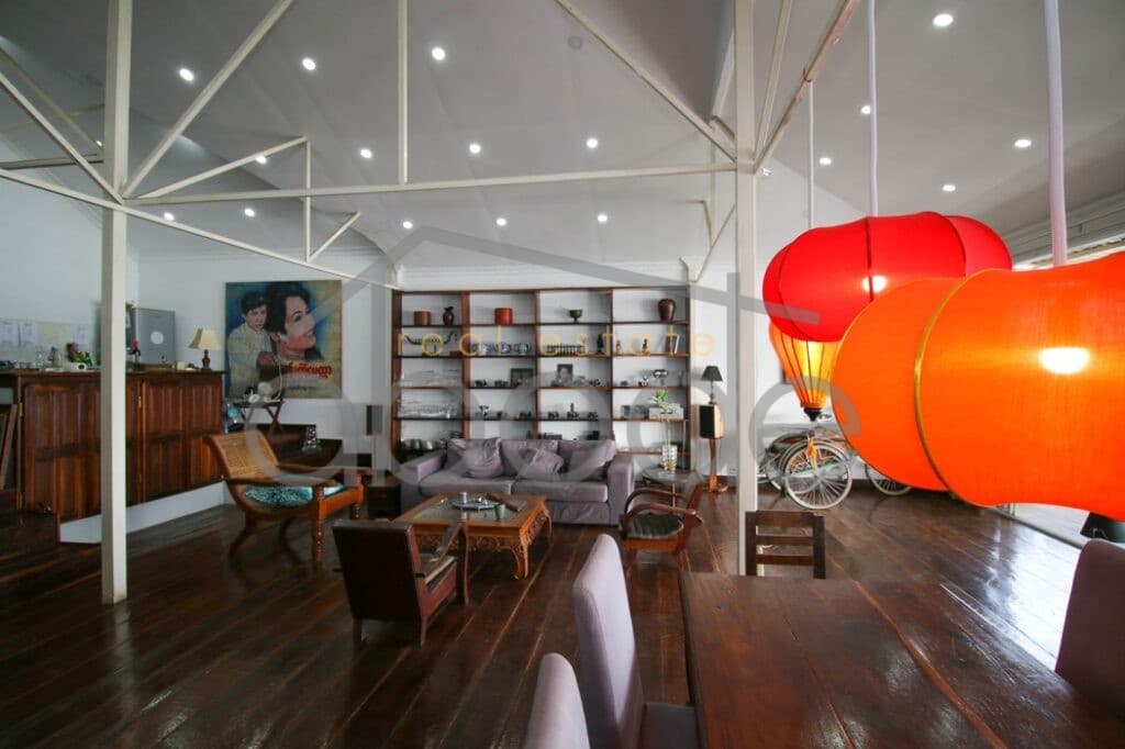 Enormous Riverfront apartment with private terrace for sale Daun Penh Riverside