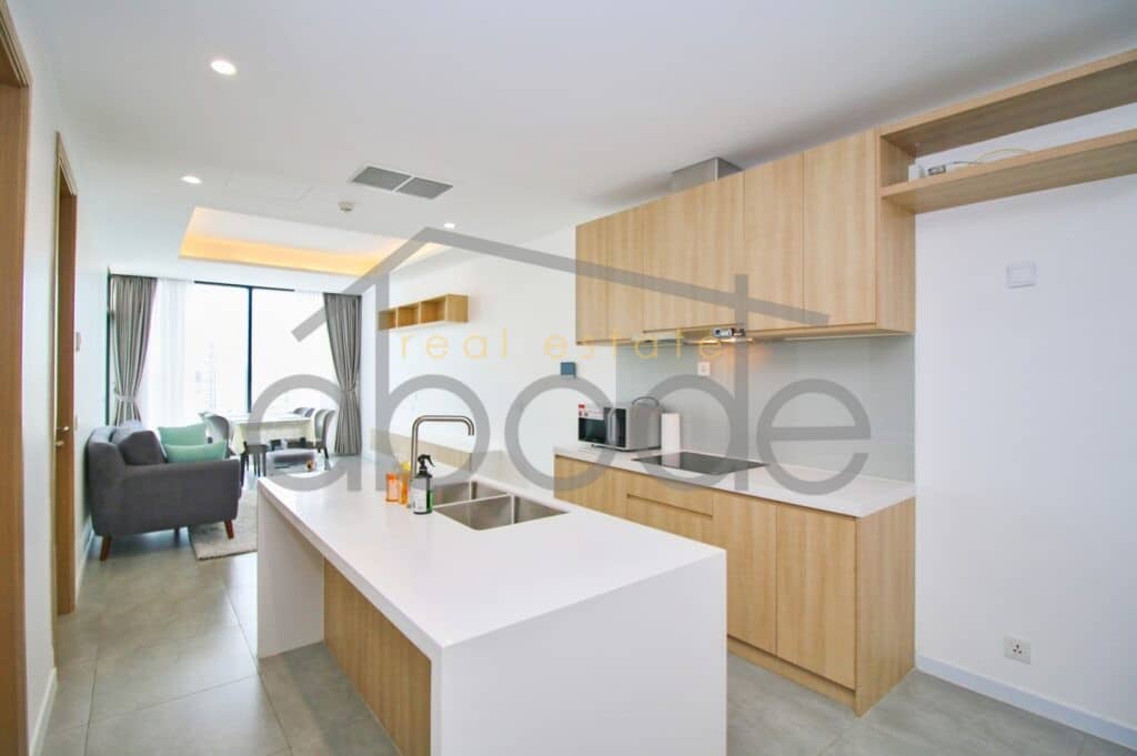 Immaculate 2 bedroom condo near AEON Mall for rent Tonle Bassac