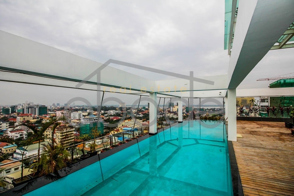 Modern 1 bedroom apartment with great city views for rent | BKK 1