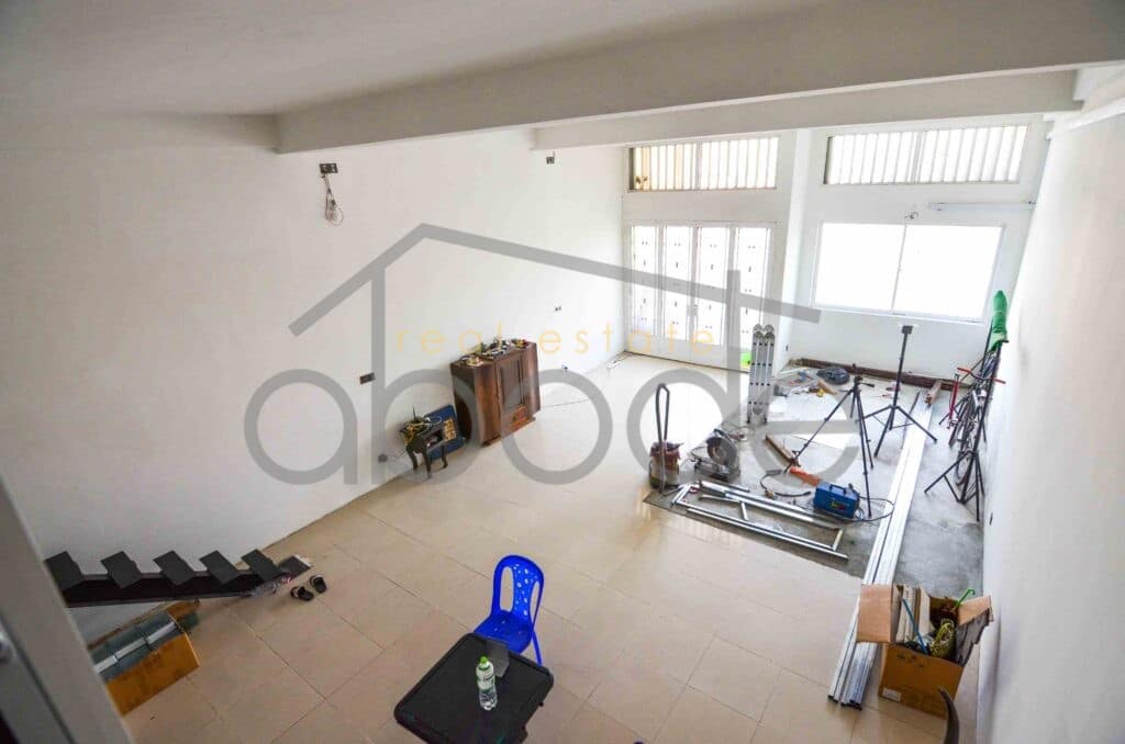 Riverside shophouse apartment under renovation for sale Daun Penh