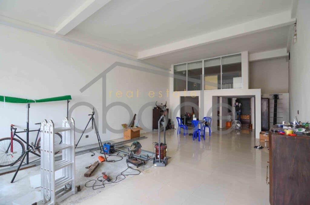 Riverside shophouse apartment under renovation for sale Daun Penh