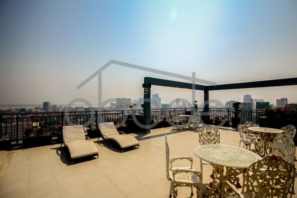 Luxury 1 bedroom condo for rent Daun Penh central Phnom Penh