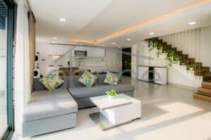 2 bedroom duplex condo for rent Tonle Bassac