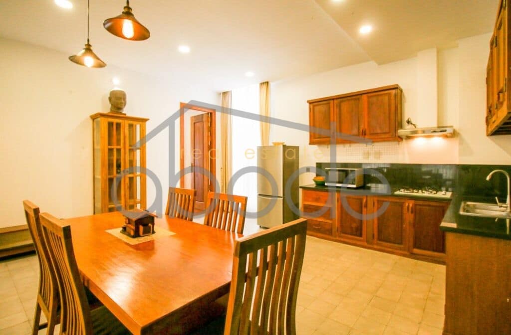 Beautiful modern Khmer 2 bedroom apartment for rent BKK 1 central Phnom Penh