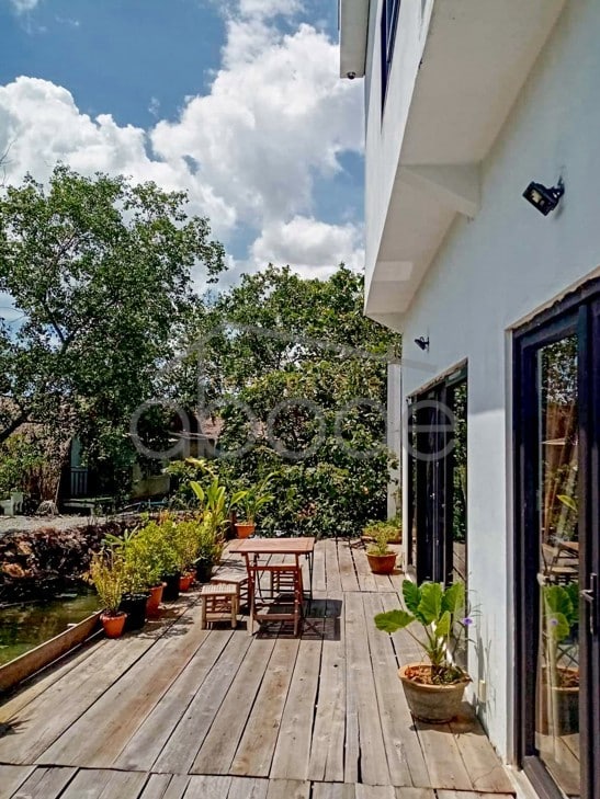 Bright modern 4 bedroom duplex house large terrace for sale Kampot City