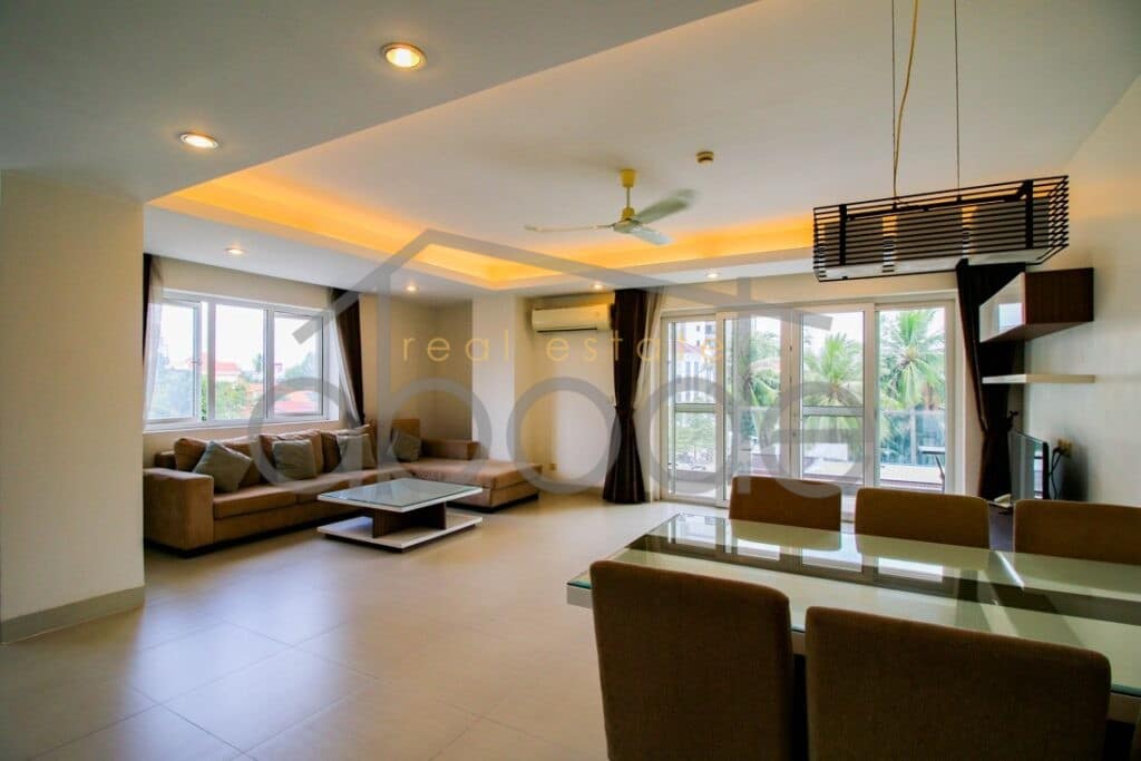 modern 2 bedroom apartment for rent BKK 1