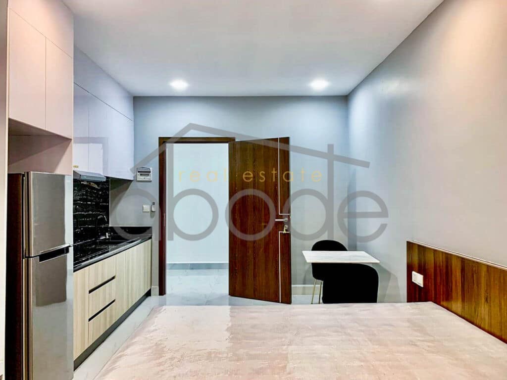 Studio and 1 bedroom apartment river views for rent Daun Penh