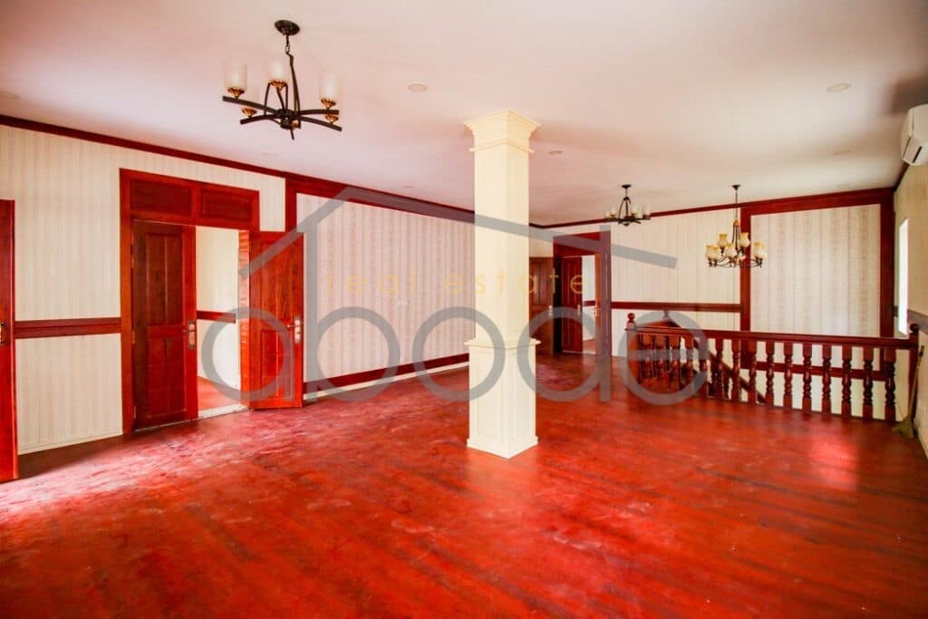 Large villa outdoor space for rent BKK 1 central Phnom Penh