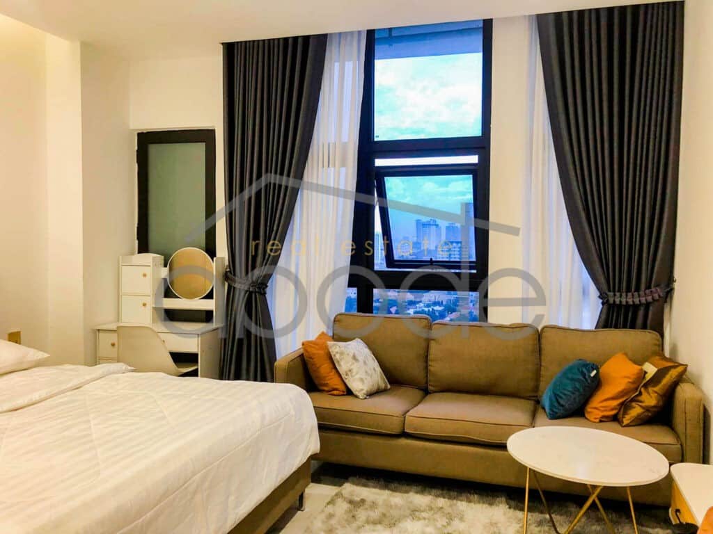 Modern studio apartment for sale chroy changvar central phnom penh