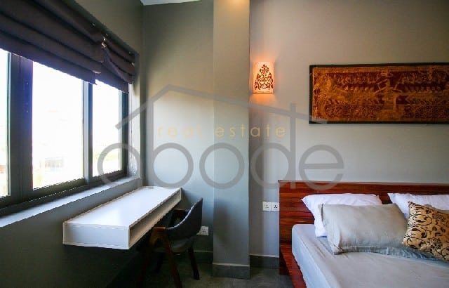 Rare Khmer fusion 2-bedroom apartment for rent near BKK 1 | Tonle Bassac
