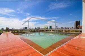 Rare Khmer fusion 2-bedroom apartment for rent near BKK 1 | Tonle Bassac