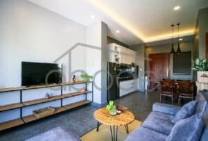 Rare Khmer fusion 2-bedroom apartment for rent near BKK 1 | Tonle Bassac
