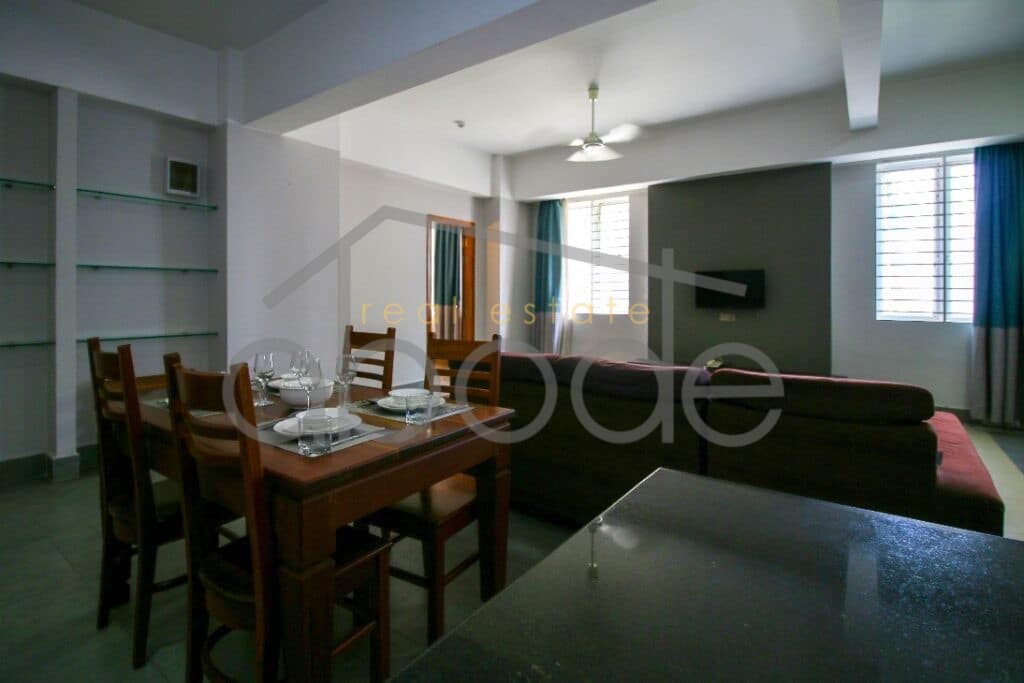 Large 1 bedroom apartment for rent Russian Market central Phnom Penh