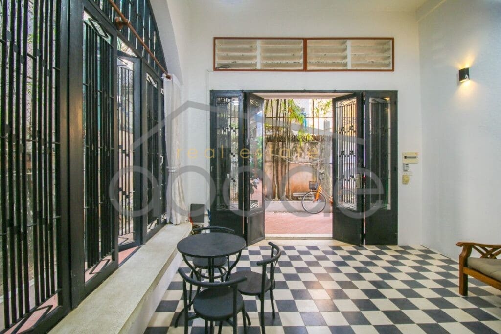 1 bedroom colonial style apartment for rent daun penh