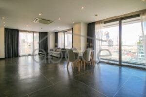 2-bedroom designed apartment TK Avenue for rent Toul Kork