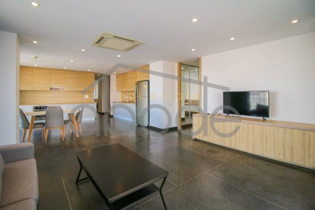 2-bedroom designed apartment TK Avenue for rent Toul Kork
