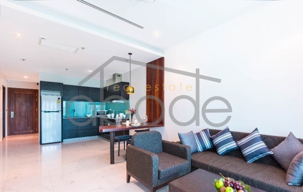 1-bedroom King Size apartment for rent Daun Penh central Phnom Penh