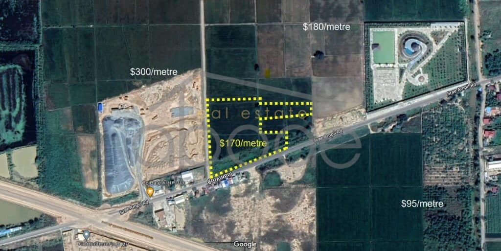 Prime 1.4 hectare land for sale Chhea Teal | Chbar Ampov