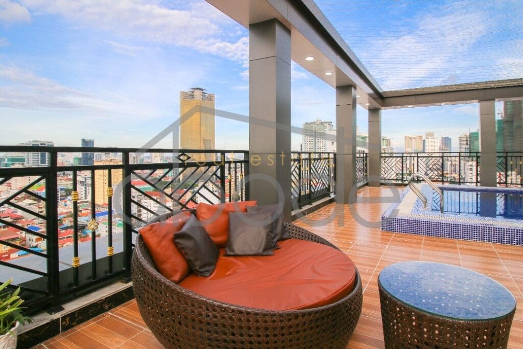 1 bedroom serviced apartment BKK 2 for rent