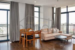 2-bedroom apartment for rent Bassac Lane central Phnom Penh