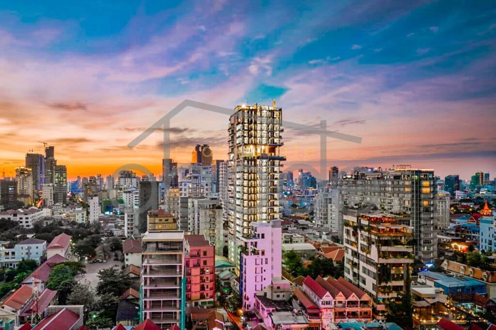 2-bedroom apartment for rent Bassac Lane central Phnom Penh