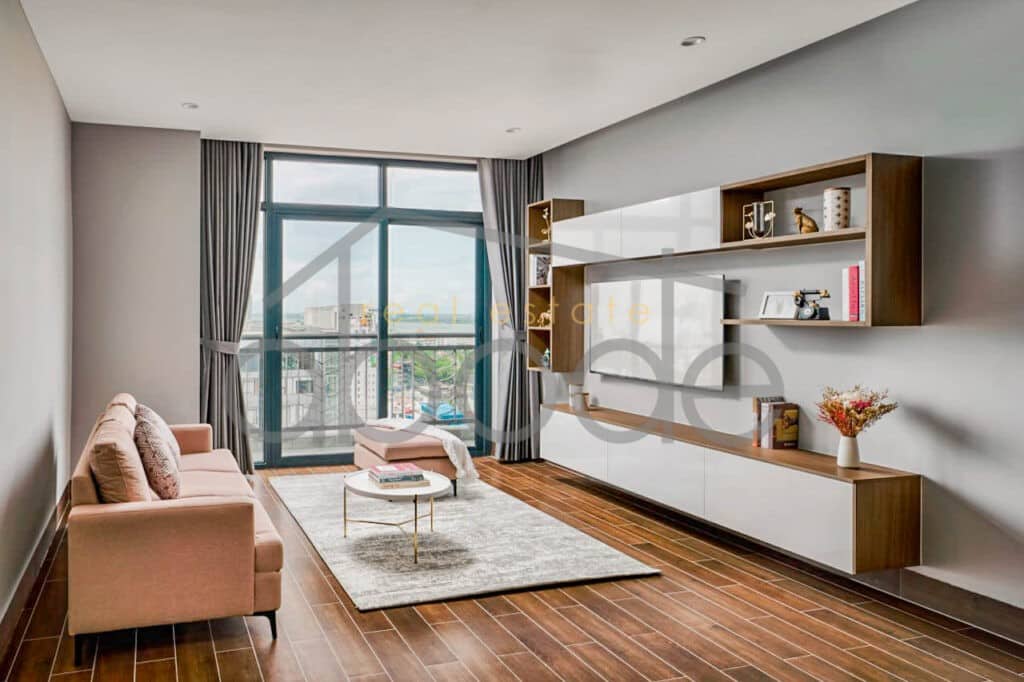 3-bedroom apartment for rent Bassac Lane central Phnom Penh
