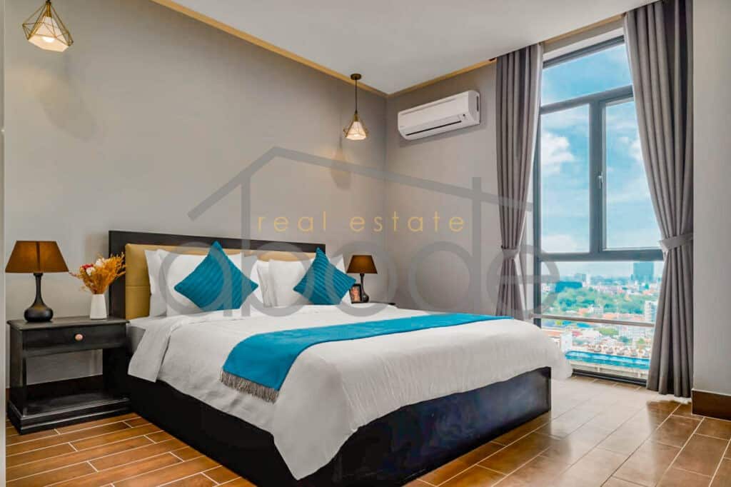 3-bedroom apartment for rent Bassac Lane central Phnom Penh