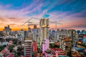 3-bedroom executive apartment for rent Bassac Lane central Phnom Penh