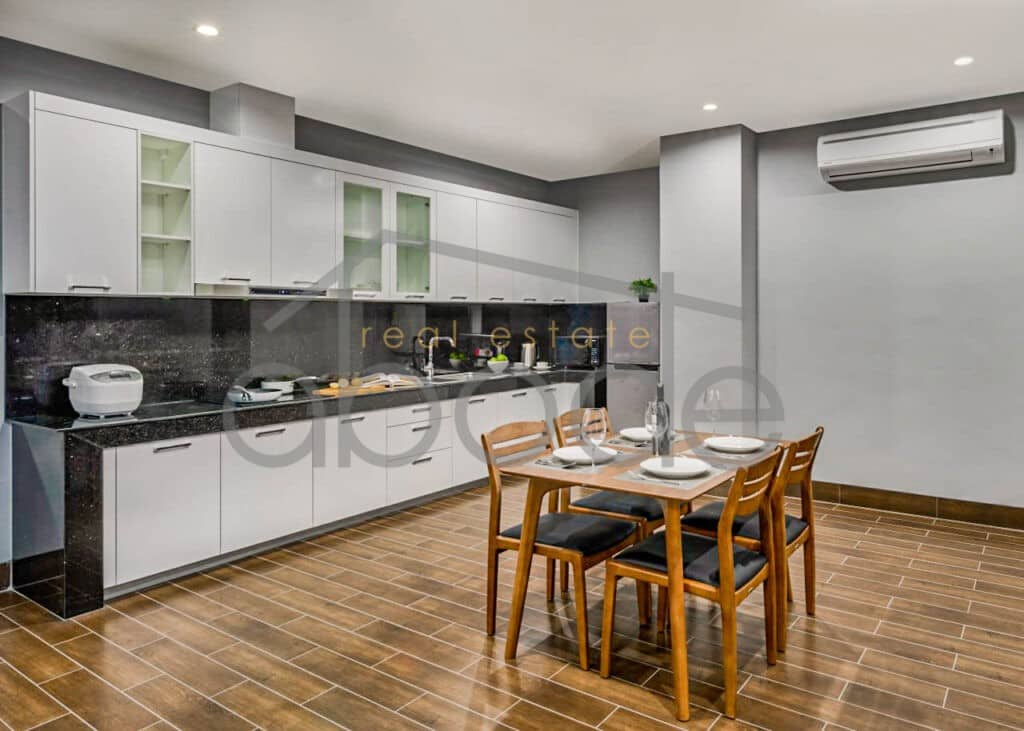 3-bedroom executive apartment for rent Bassac Lane central Phnom Penh