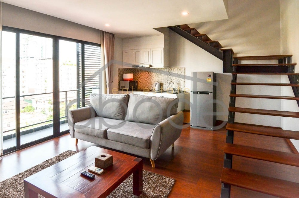 Luxury on a budget 1-bedroom duplex apartment for rent BKK 1