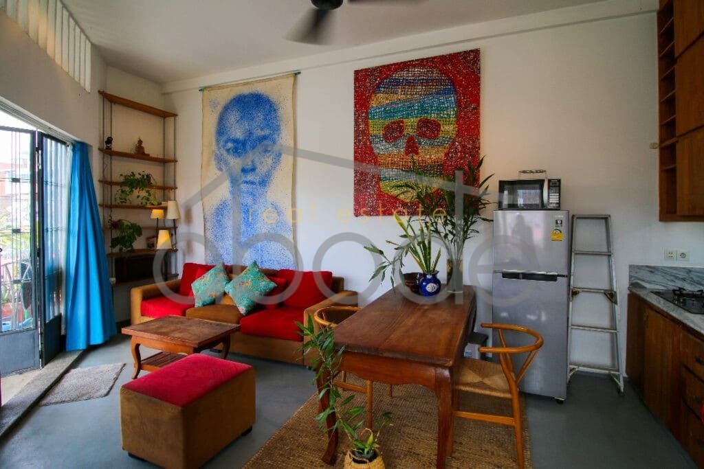 Renovated corner 1 bedroom apartment for sale BKK 2