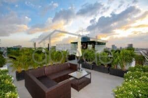 Stylish 2 bedroom luxury city condo for rent BKK 1 central Phnom Penh