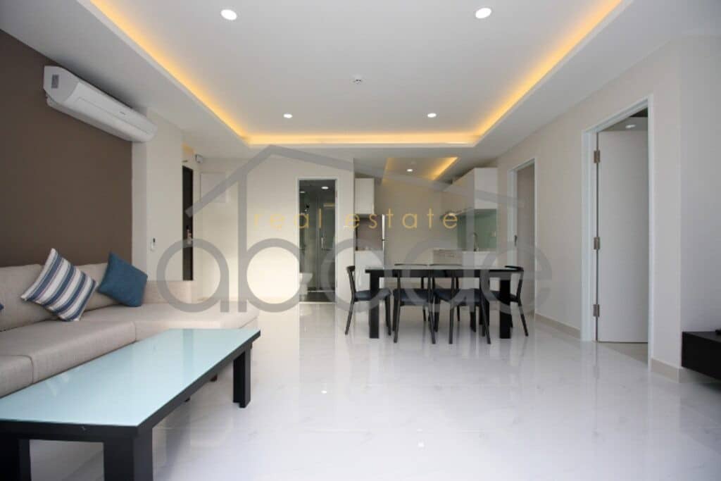 Stylish 2 bedroom luxury city condo for rent BKK 1 central Phnom Penh