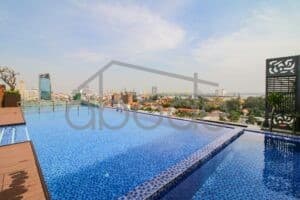 Luxury studio apartment pool and gym daun penh for rent