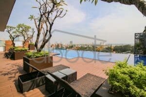 Luxury studio apartment pool and gym daun penh for rent