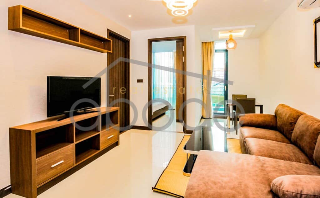 1 bedroom serviced apartment swimming pool for rent Toul Kork