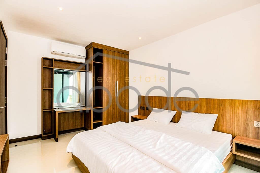 1 bedroom serviced apartment swimming pool for rent Toul Kork