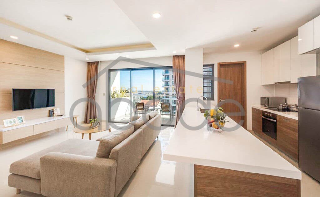 2 bedroom serviced apartment for rent Tonle Bassac