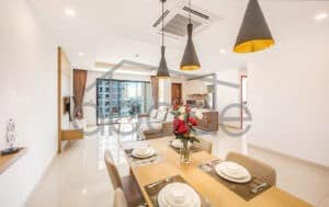 2 bedroom serviced apartment for rent Tonle Bassac