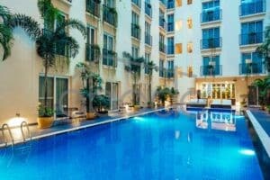3 bedroom serviced apartment Wat Phnom