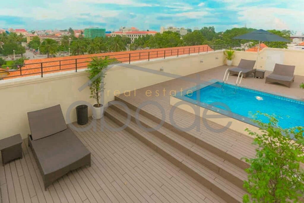 3 bedroom serviced apartment Wat Phnom