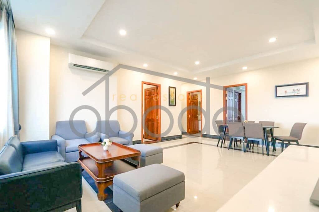 3 bedroom serviced apartment for rent BKK 1