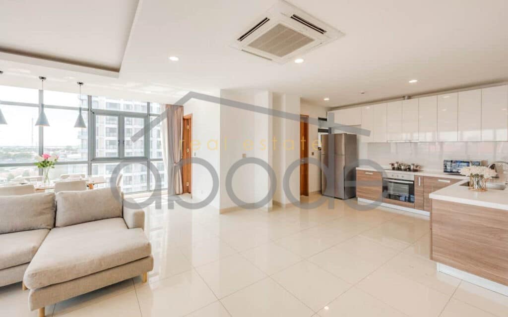 3 bedroom serviced apartment for rent Tonle Bassac