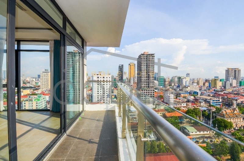 Contemporary 4 bedroom penthouse apartment for sale Central Phnom Penh