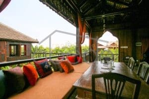 Traditional Khmer villa swimming pool for rent Areyksat