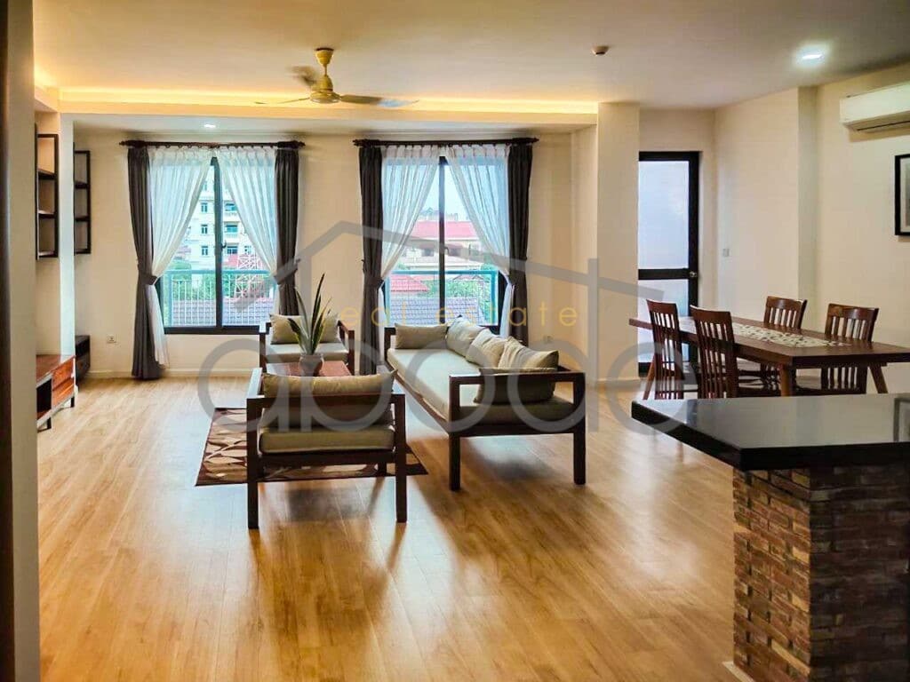 2 bedroom apartment for rent central Phnom Penh