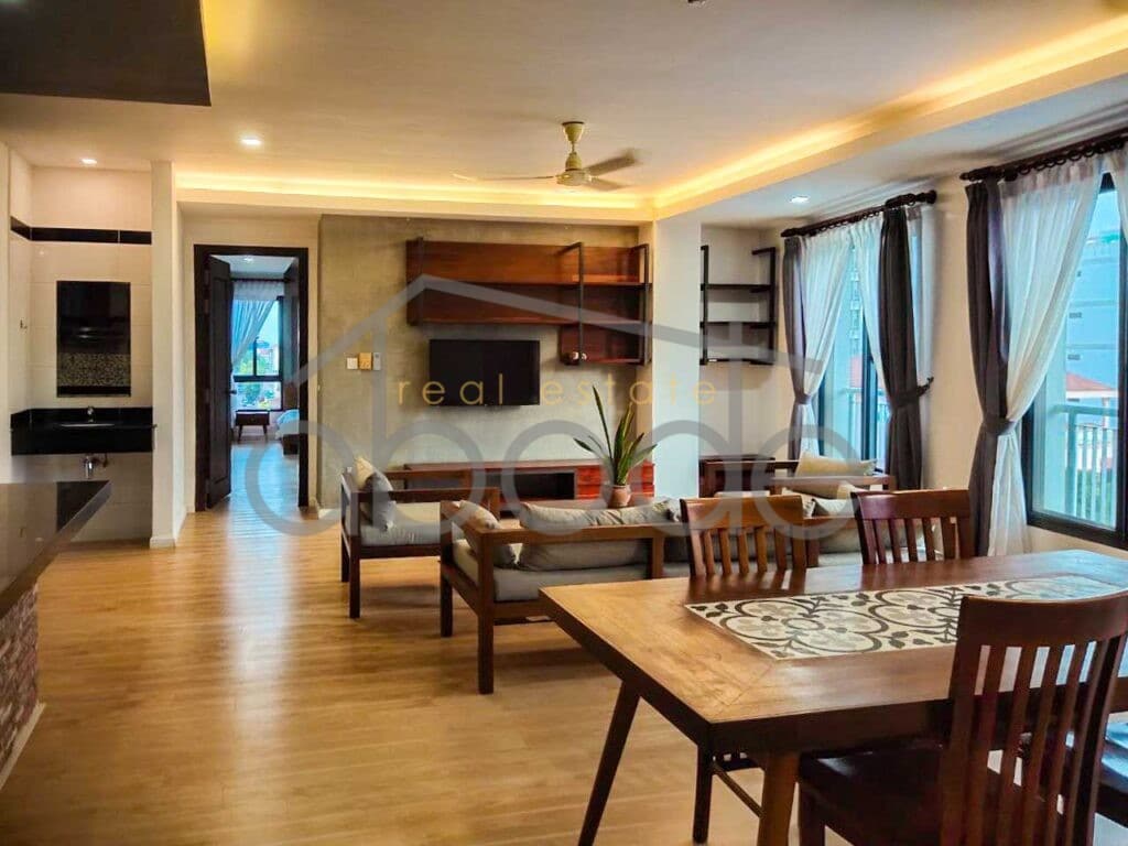 2 bedroom apartment for rent central Phnom Penh